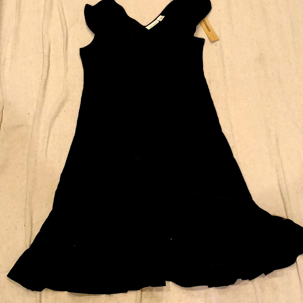 DKNY dress high low fit to the knee cotton dress